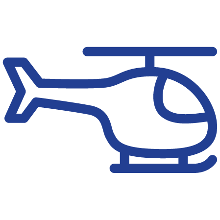 Budget at a Glance icon - Helicopter