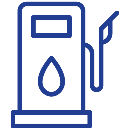 Budget at a Glance icon - Fuel pump