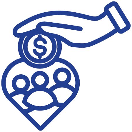 Budget at a Glance icon - Charity